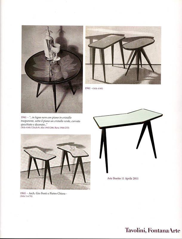 Gio ponti: Tavolono Vintage Tavolini bassi legno del XX Secolo , Pezzo di storia autentico - Robertaebasta® Art Gallery opere d’arte esclusive.